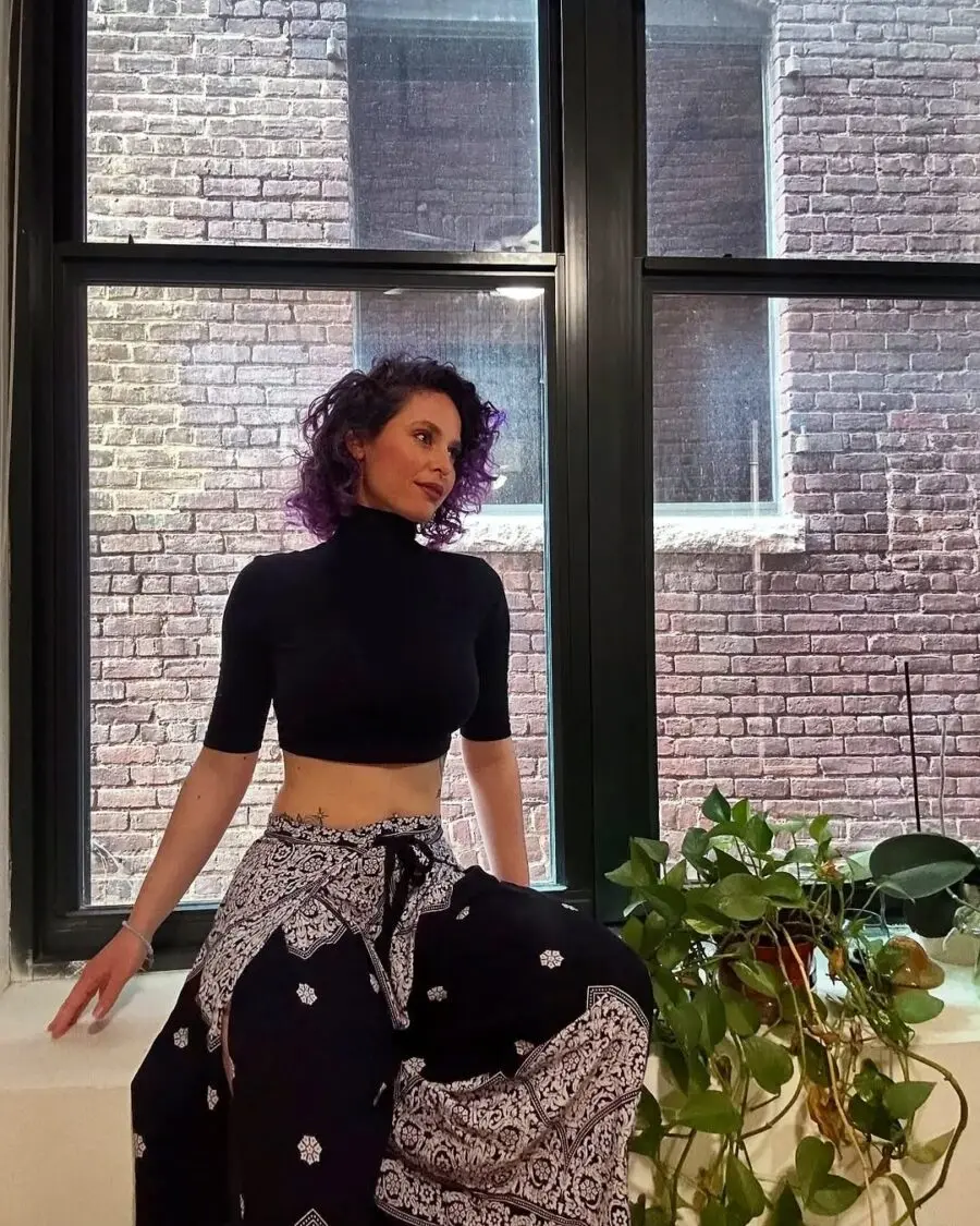 Chic Palazzo Pants with Crop Top Look
