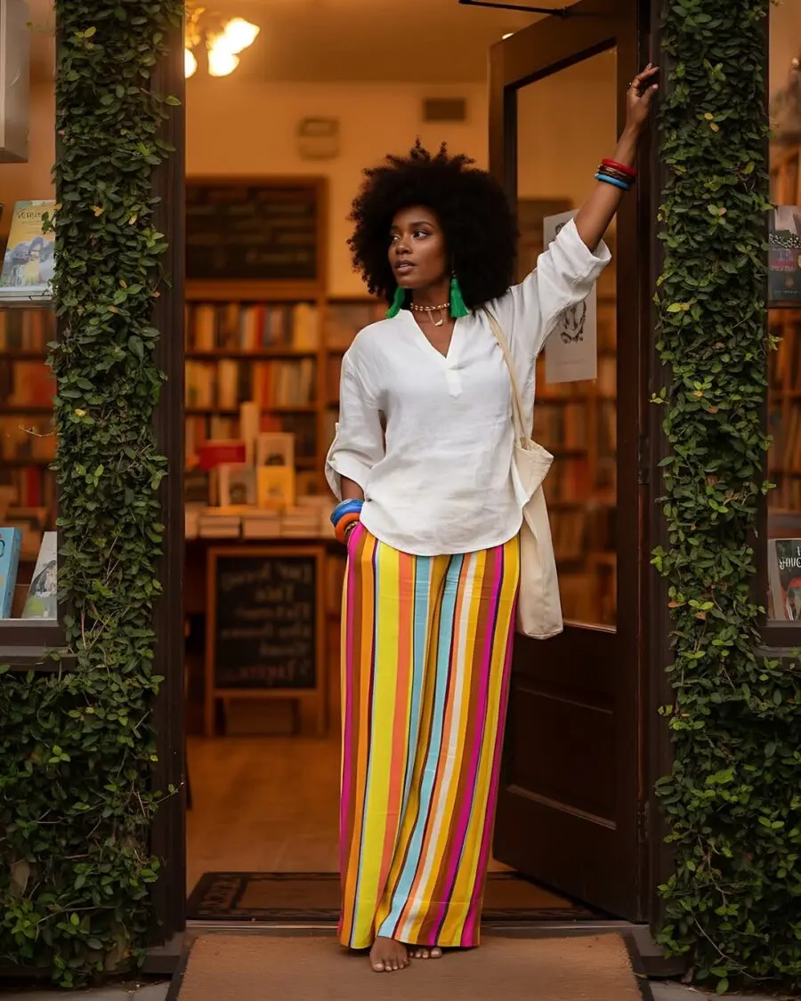 Vibrant Palazzo Pants for Effortless Style