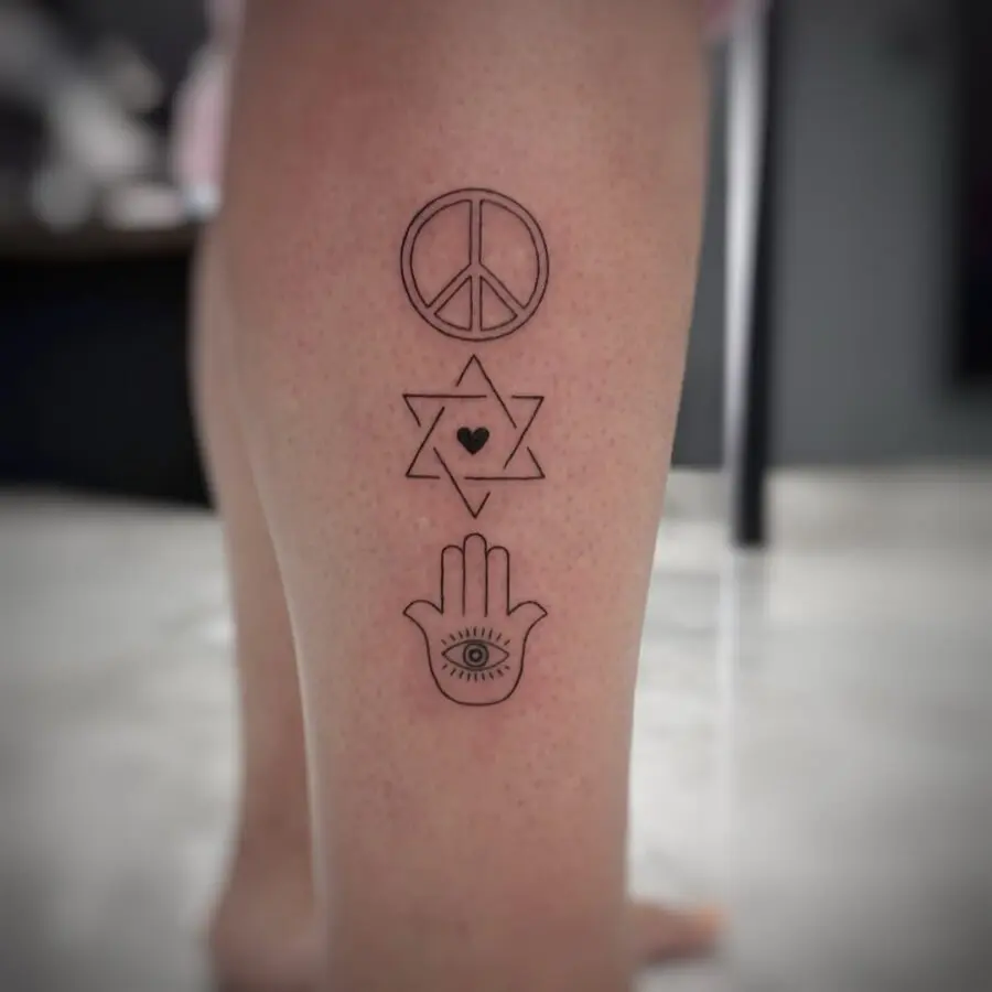 Meaningful symbols of peace and protection