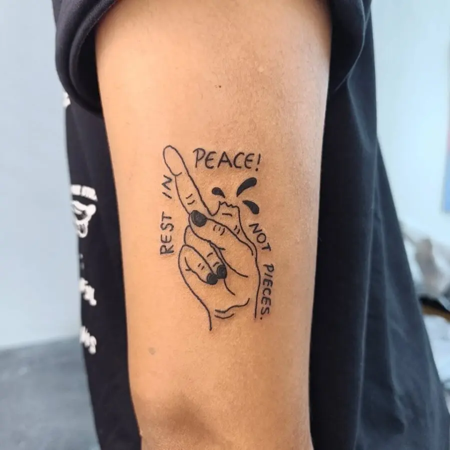 Unique design emphasizing peace and resilience