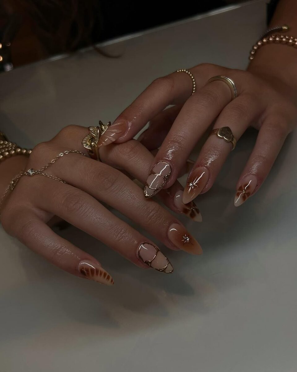 Chic and Glamorous Prom Nail Design Inspiration