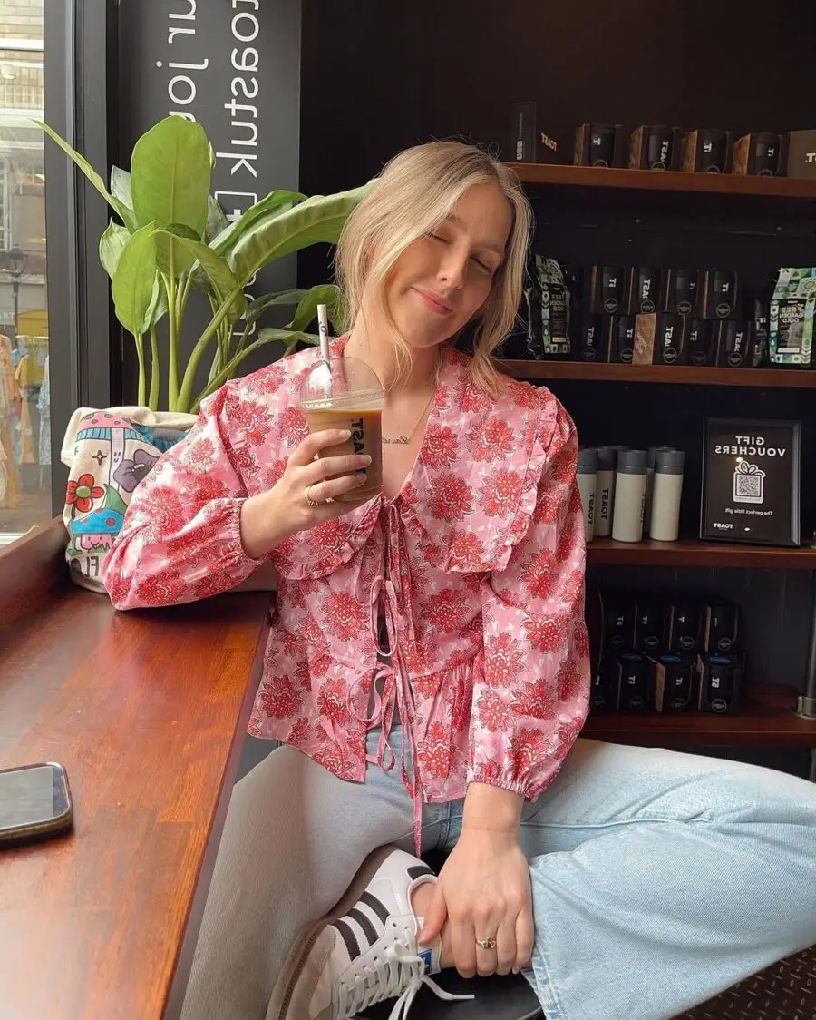 Chic and cozy look for rainy days