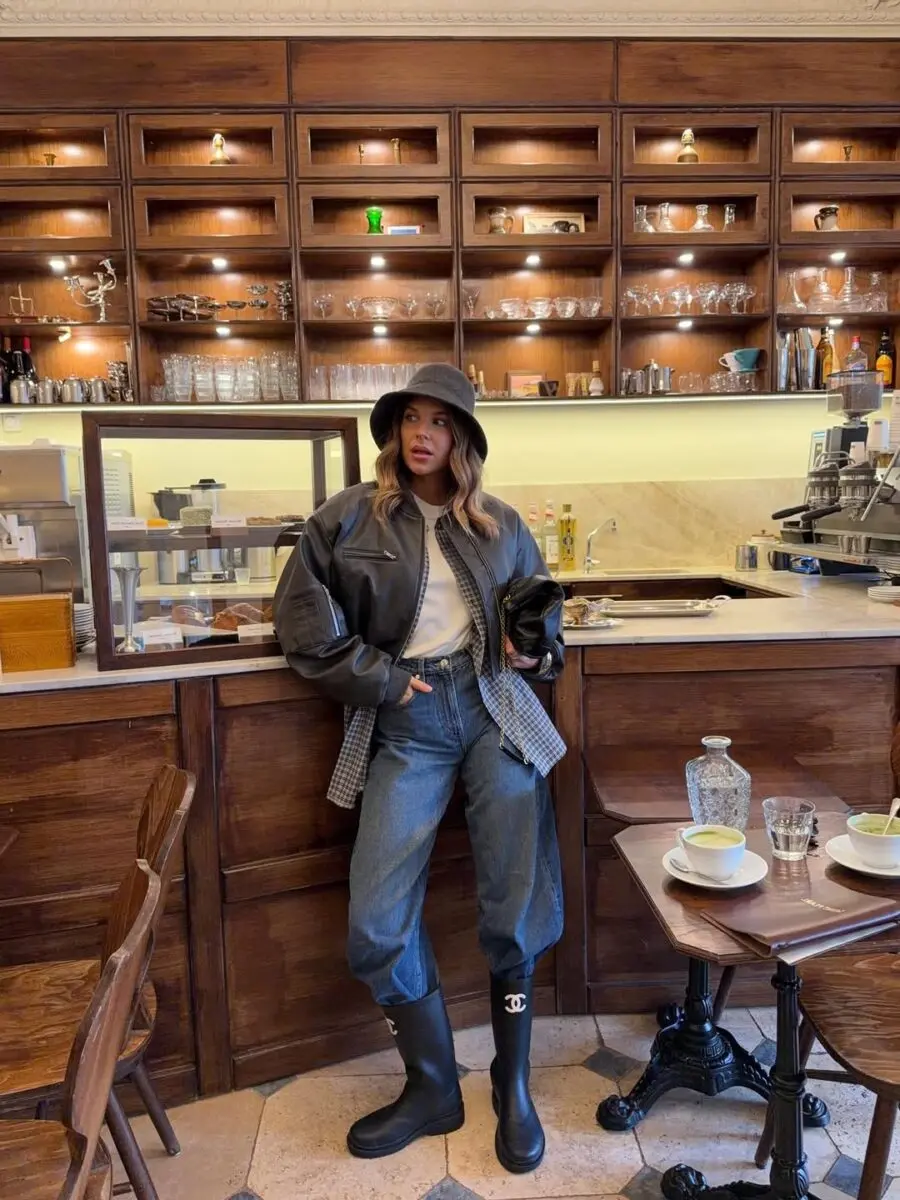Chic ensembles for a stylish rainy day