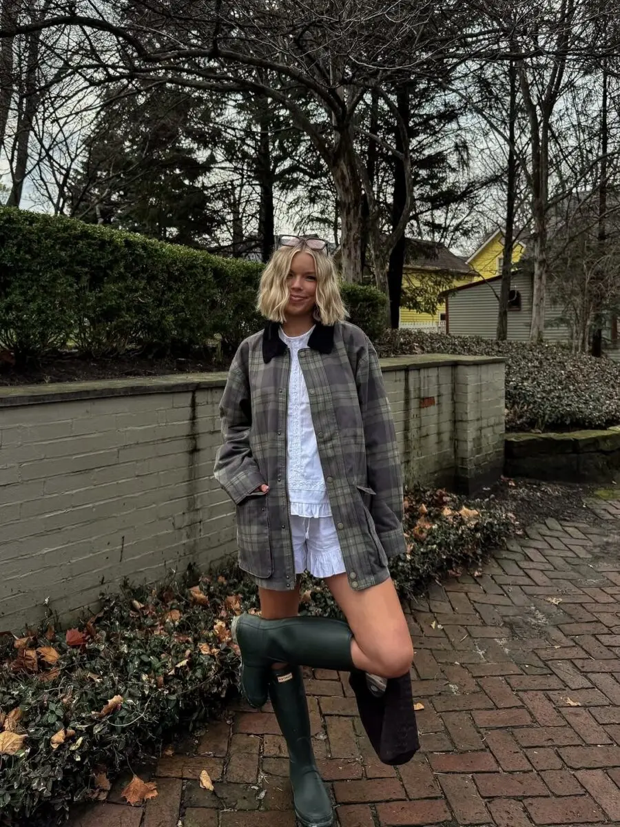 Chic and Cozy Rainy Day Ensemble