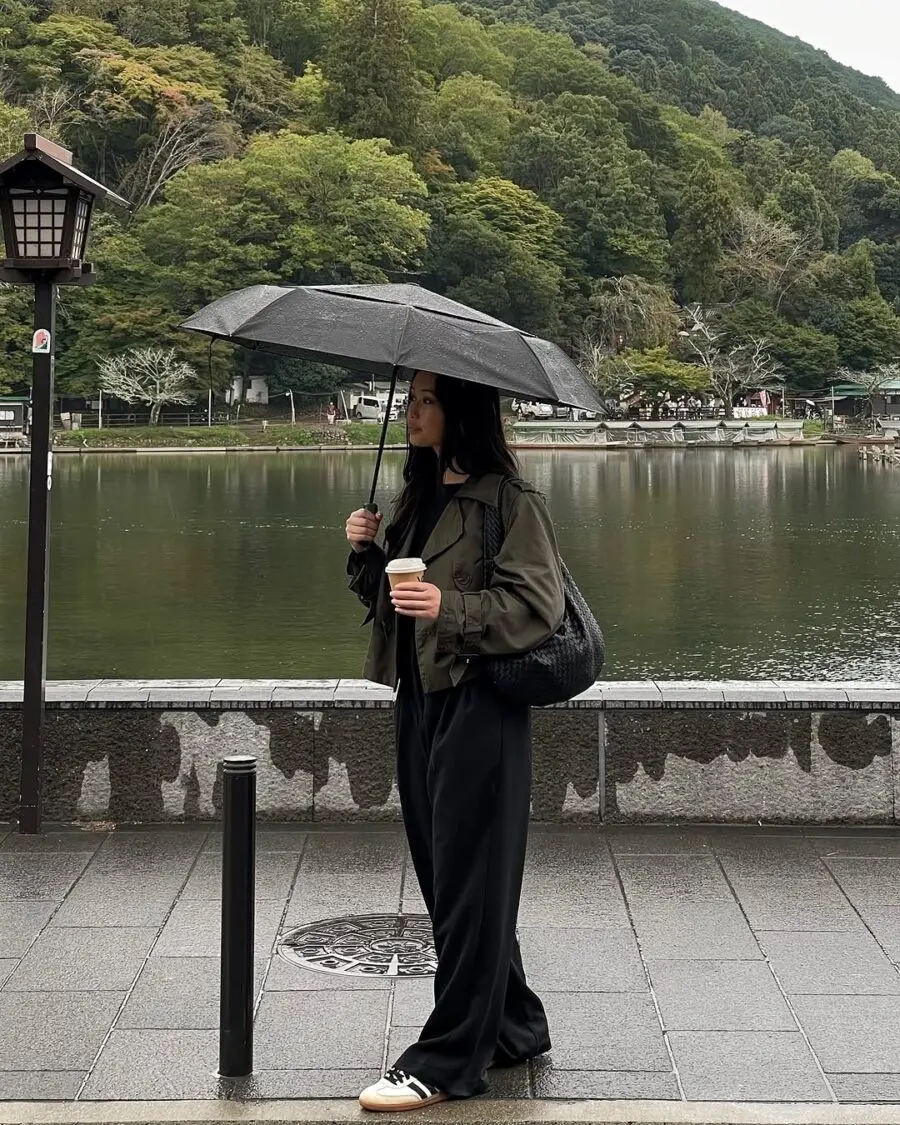 Chic Urban Rainy Day Ensemble