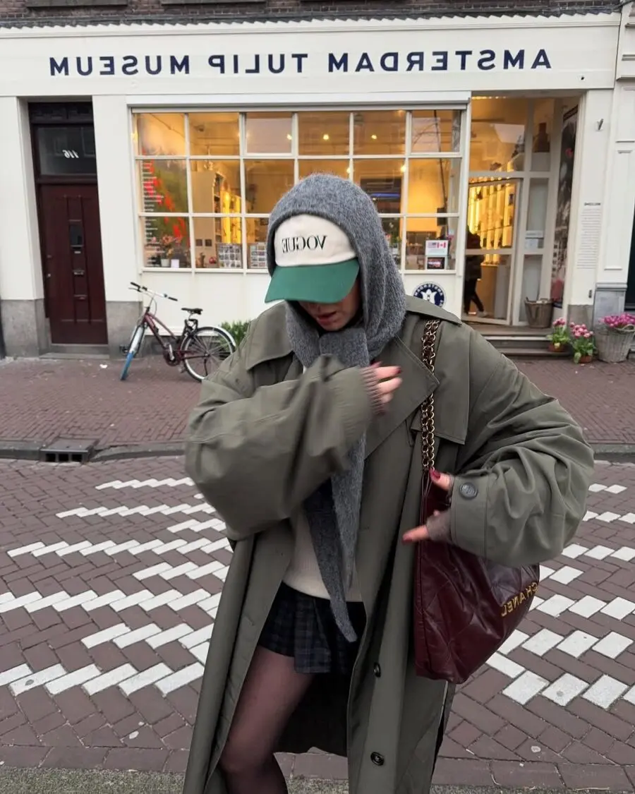 Chic Layered Look for Rainy Days