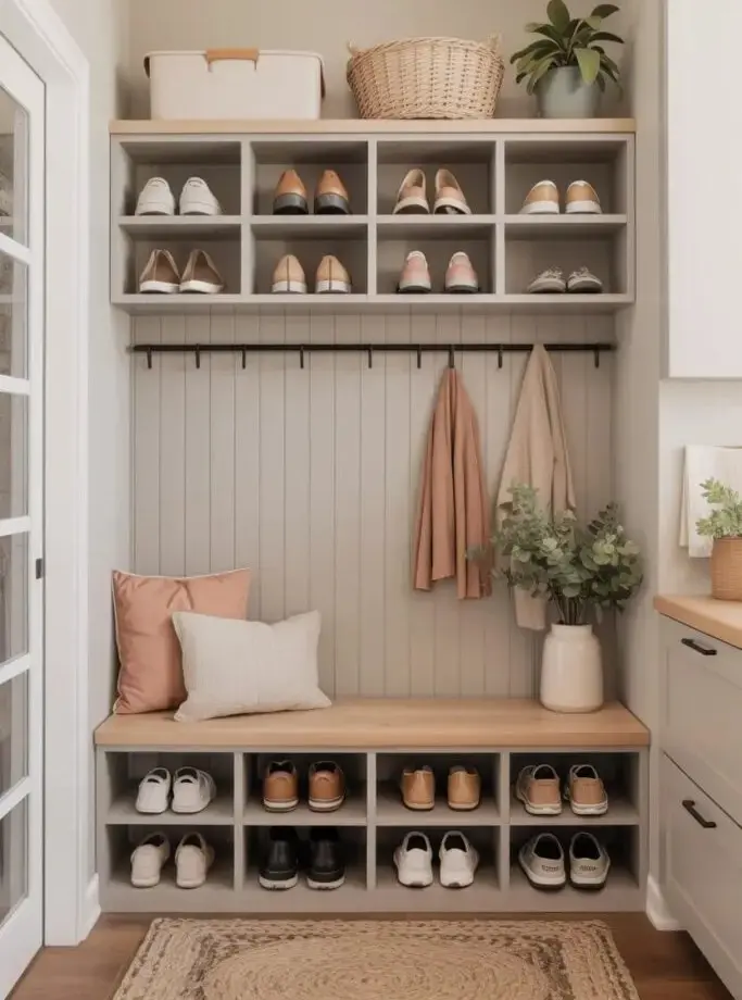 Stylish and functional shoe storage solution