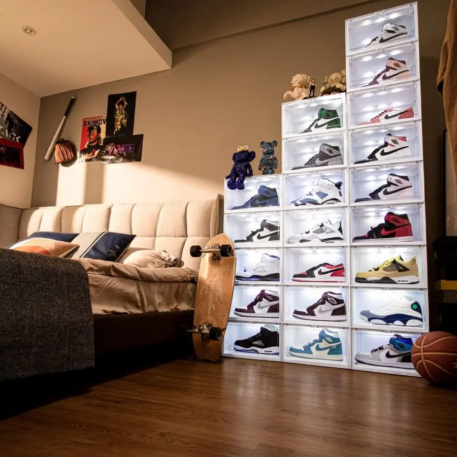 Chic and functional shoe storage solution
