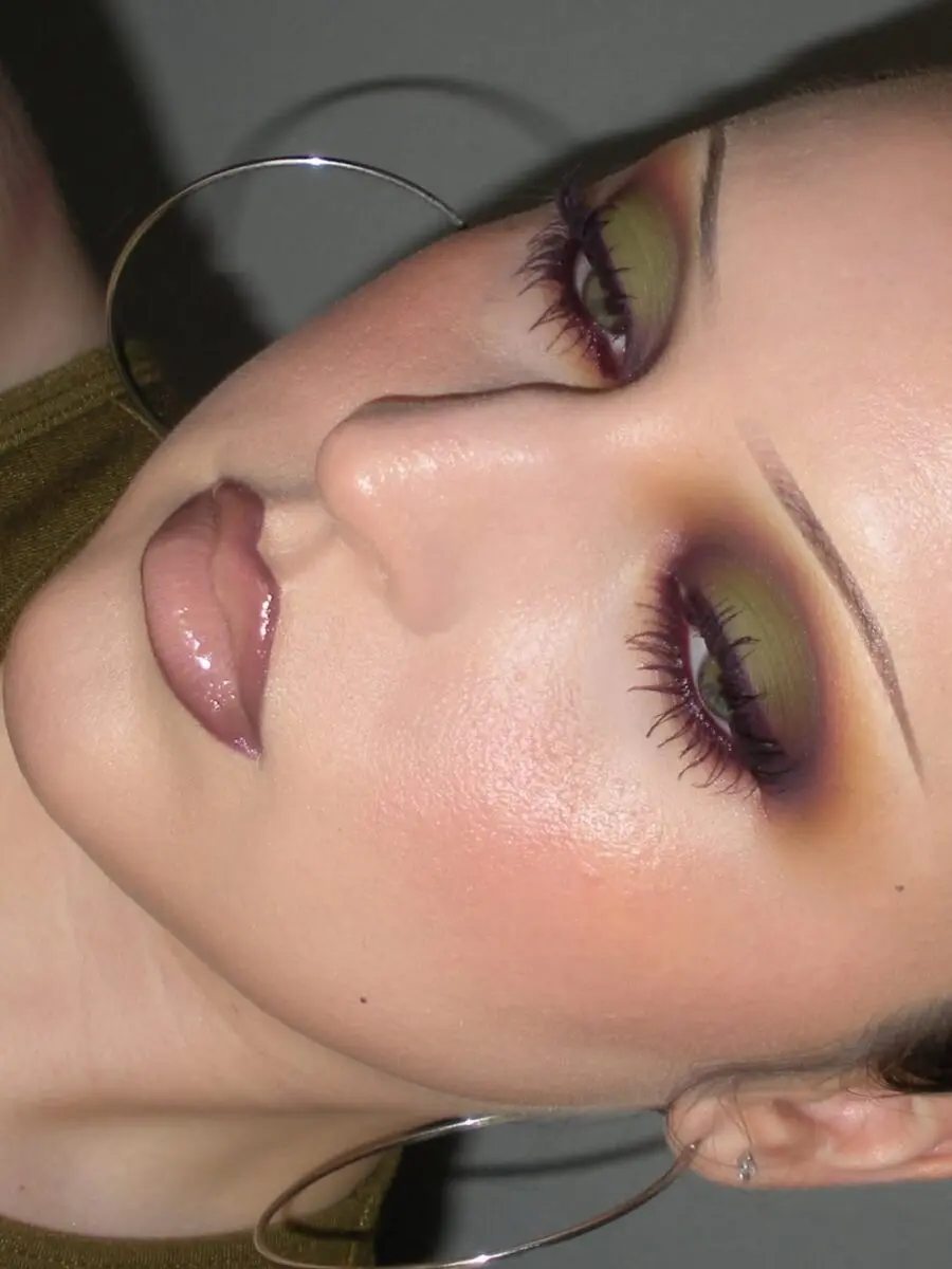 Deep hues create dramatic soft grunge vibes