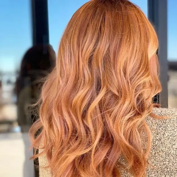 Elegant Waves for Strawberry Blonde Hair