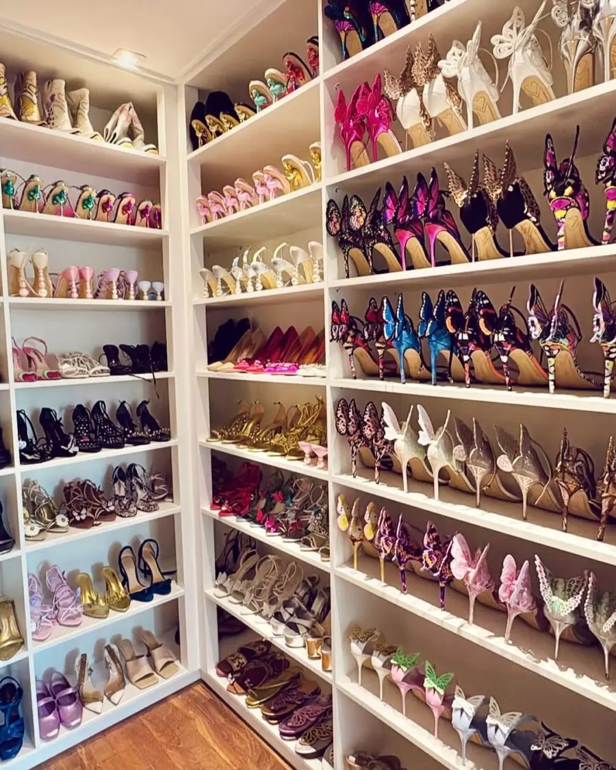 Chic storage for an organized shoe collection
