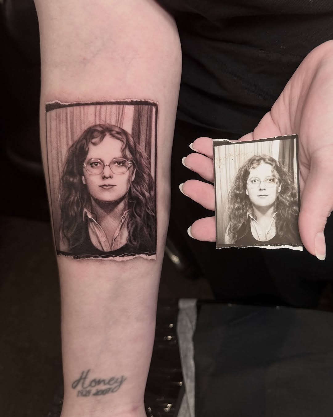 Stunning Realistic Portrait Tattoo on Arm
