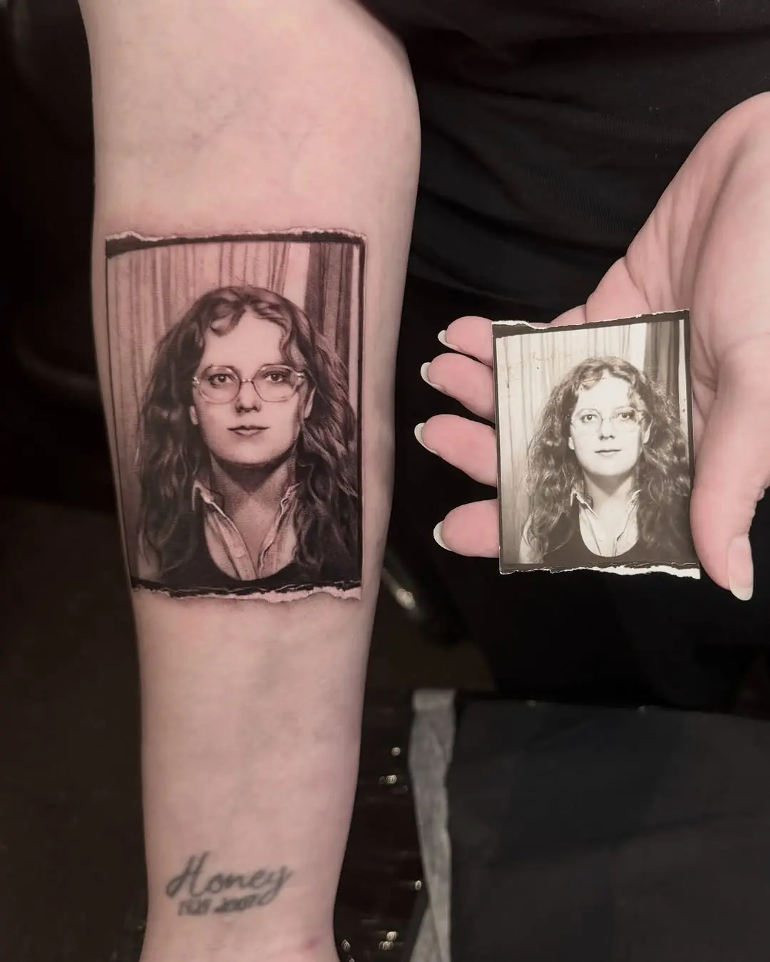 Stunning Realistic Portrait Tattoo on Arm