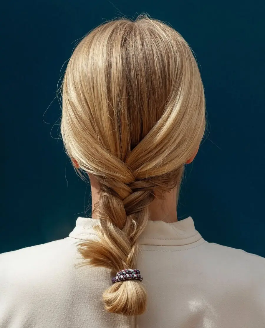 Simple Braid Perfect for Tennis Matches