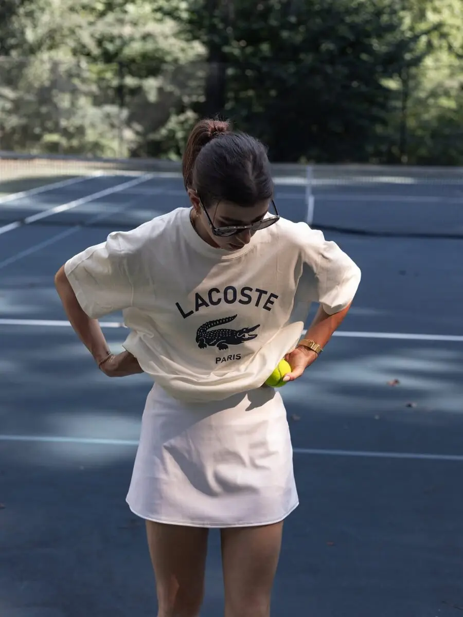 Chic Ponytail Perfect for the Court