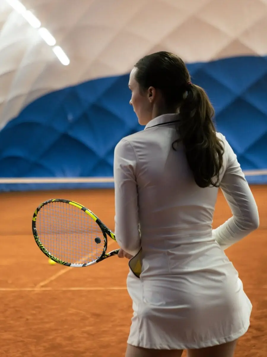 Sporty ponytail perfect for tennis matches
