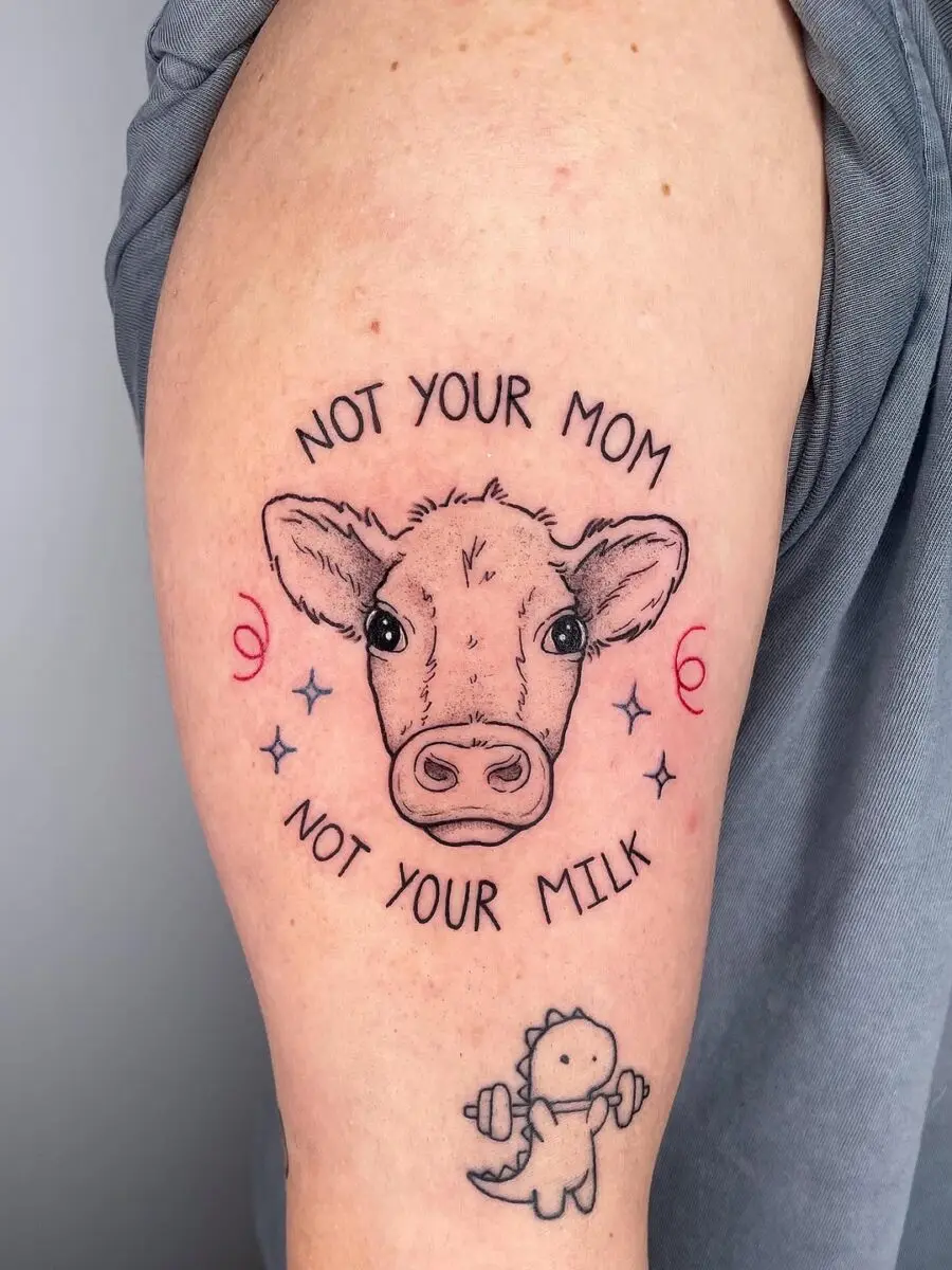Powerful vegan message through creative art