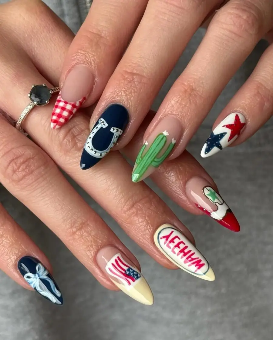 Vibrant Western-Inspired Nail Art for Every Occasion