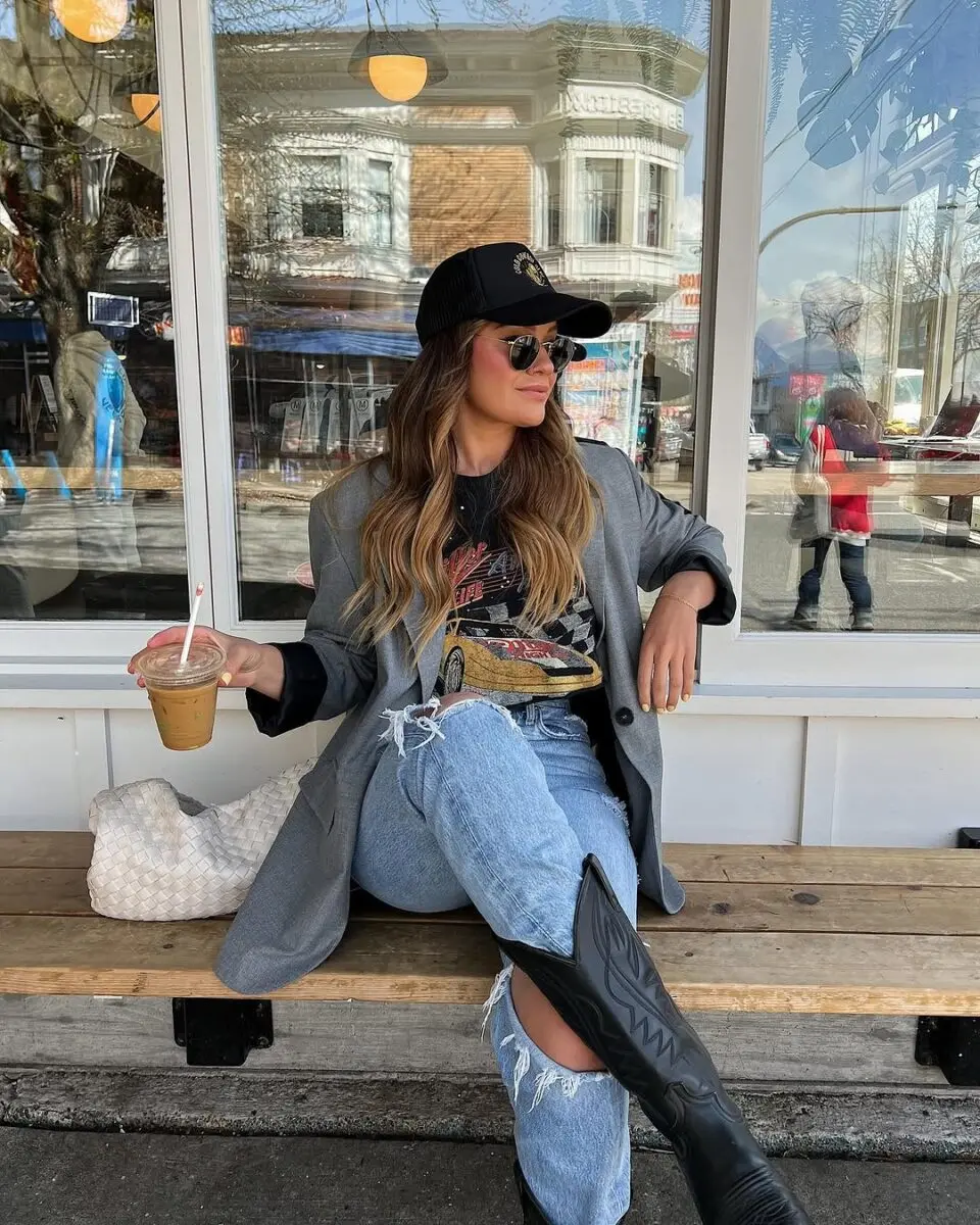 Chic western vibe with modern flair