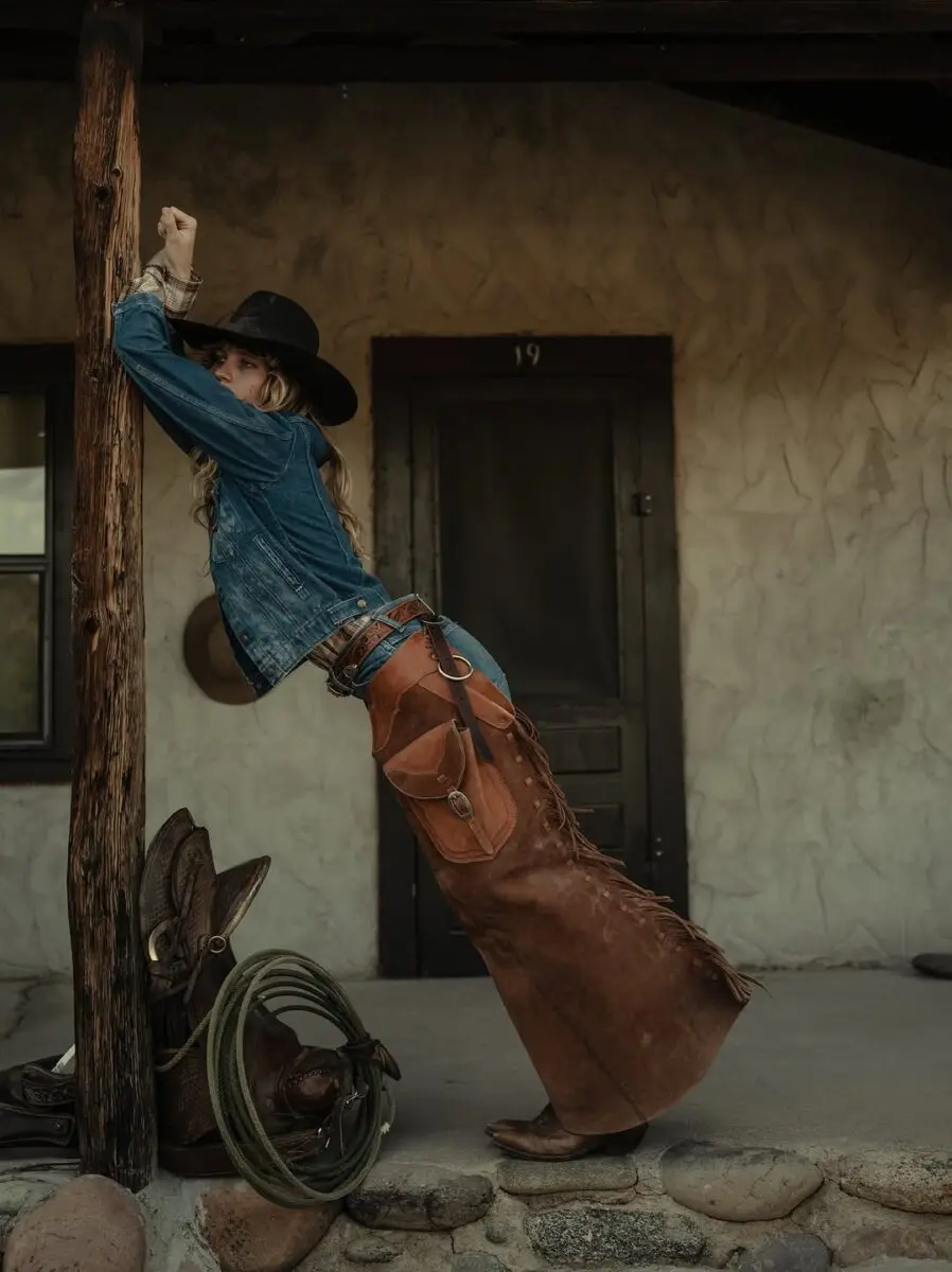 Cowgirl Style with a Rustic Touch