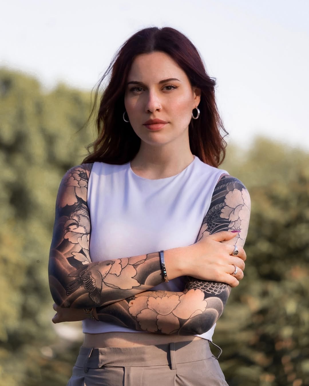 Exquisite sleeve tattoos embodying yakuza artistry