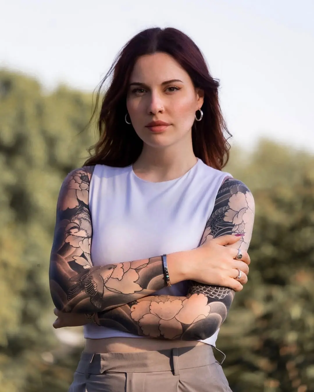 Exquisite sleeve tattoos embodying yakuza artistry