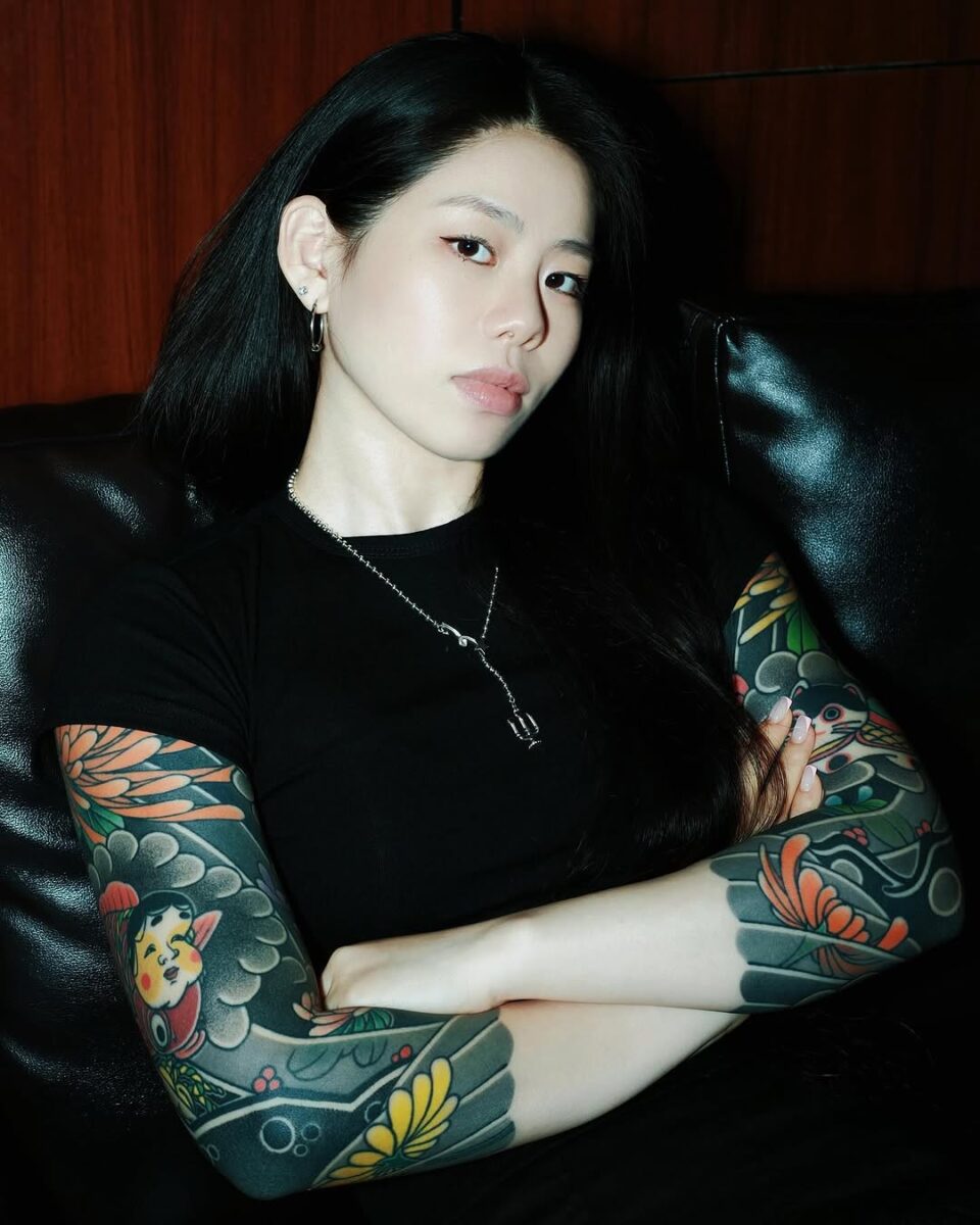 Intricate Yakuza Tattoos with Floral Design