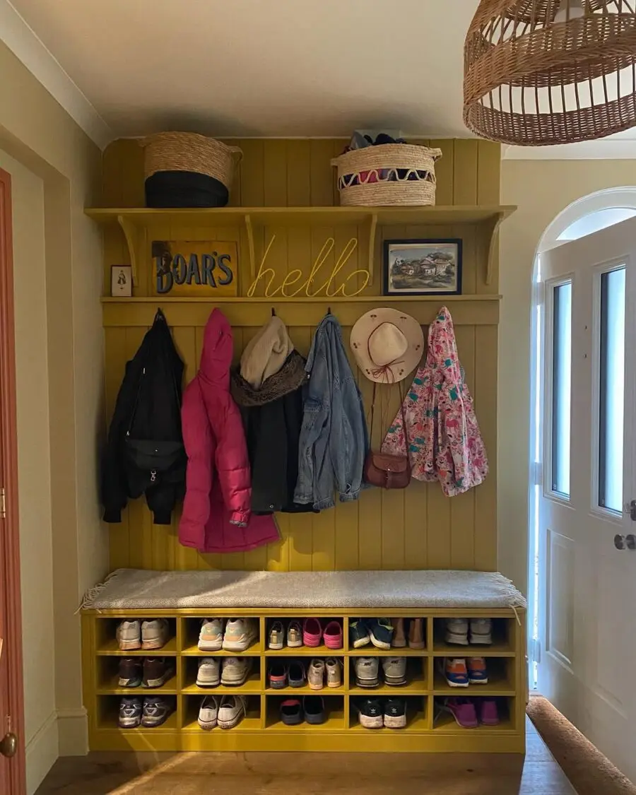 Charming and Functional Shoe Storage Solution