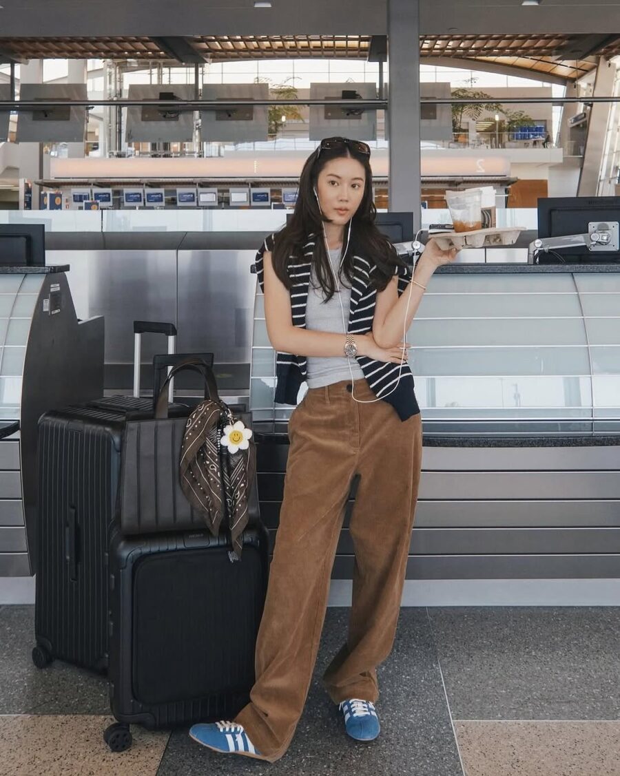 Effortless chic for travel days