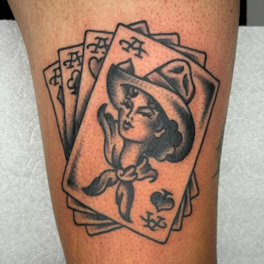 Stylish Play on Americana Tattoo Concepts