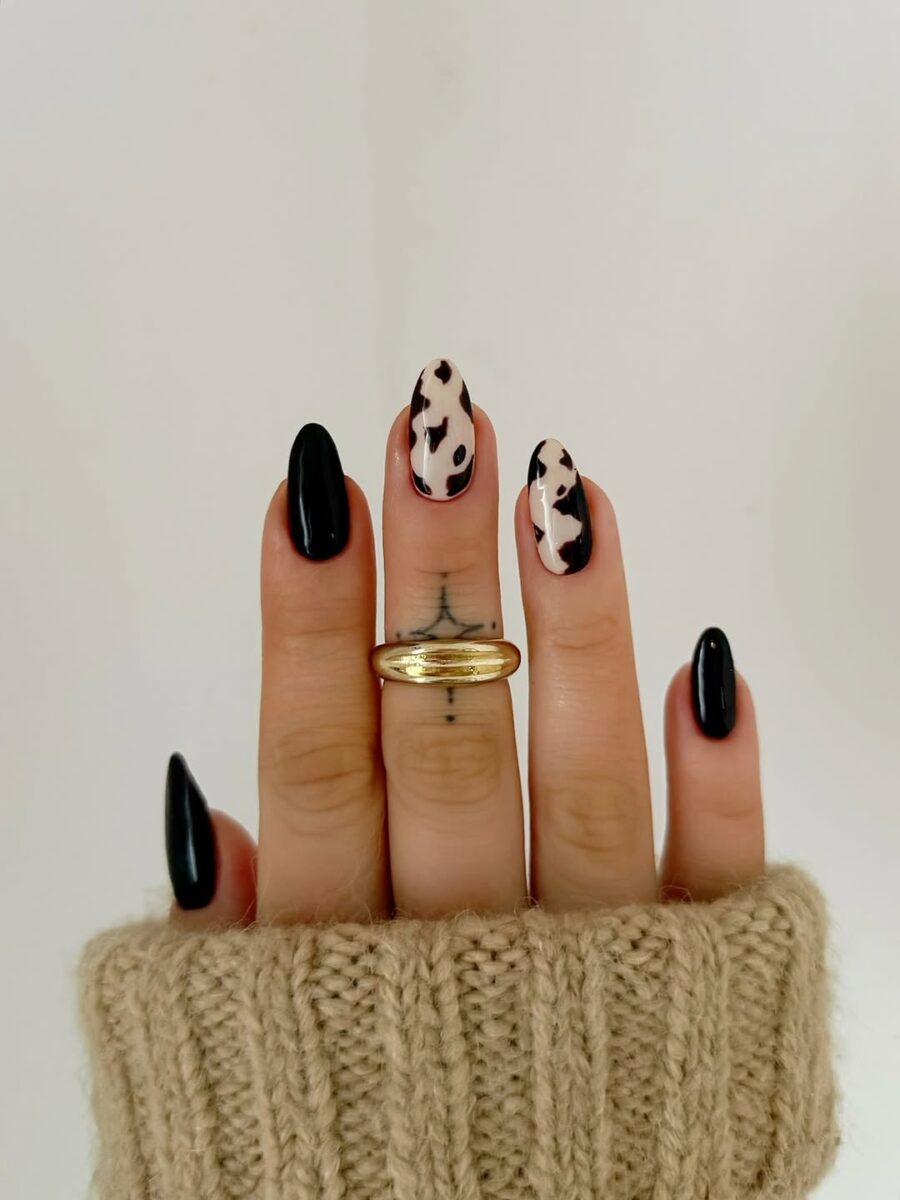 Chic animal print nails for bold style