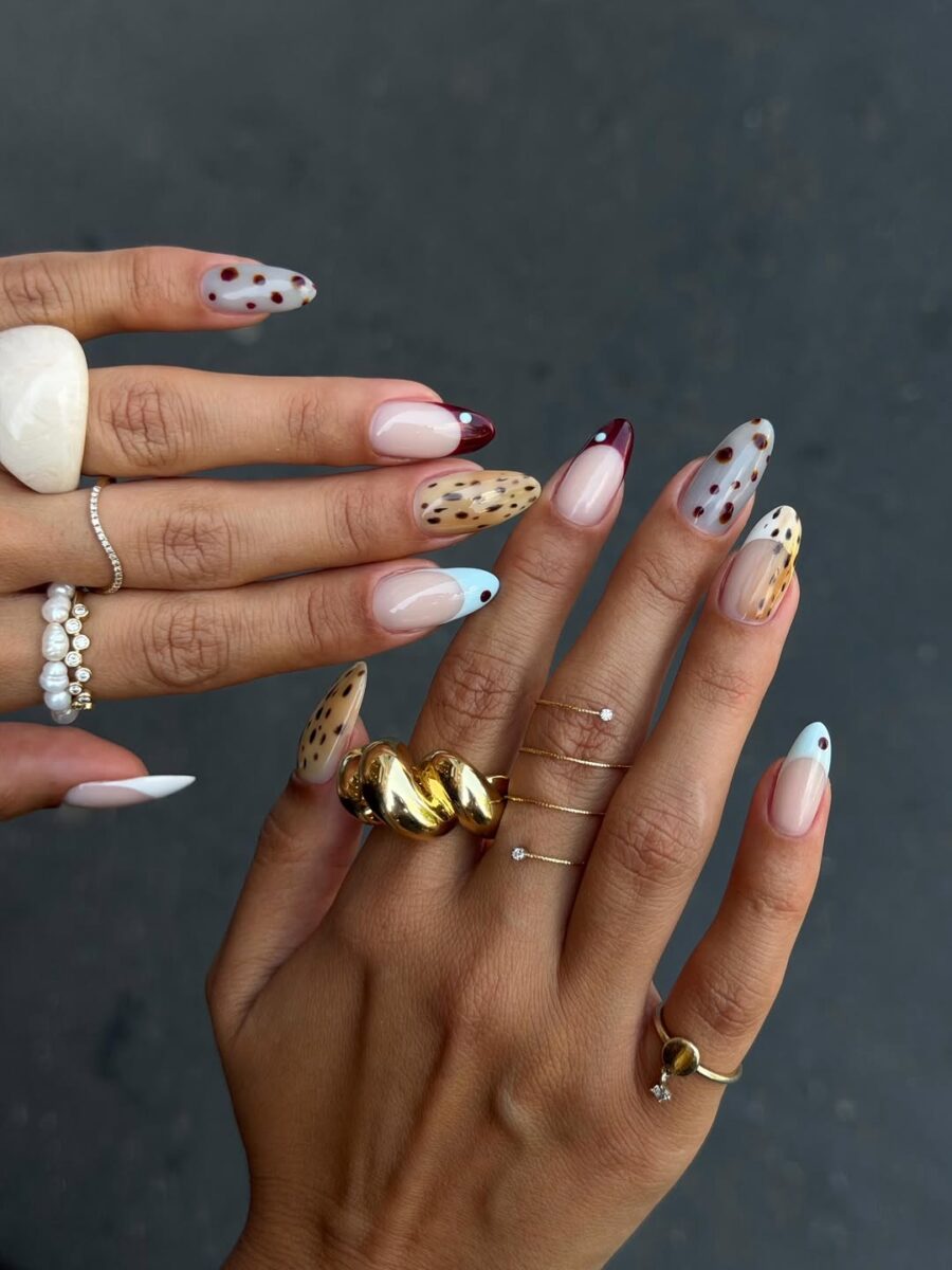 Chic animal print nail art for bold styles