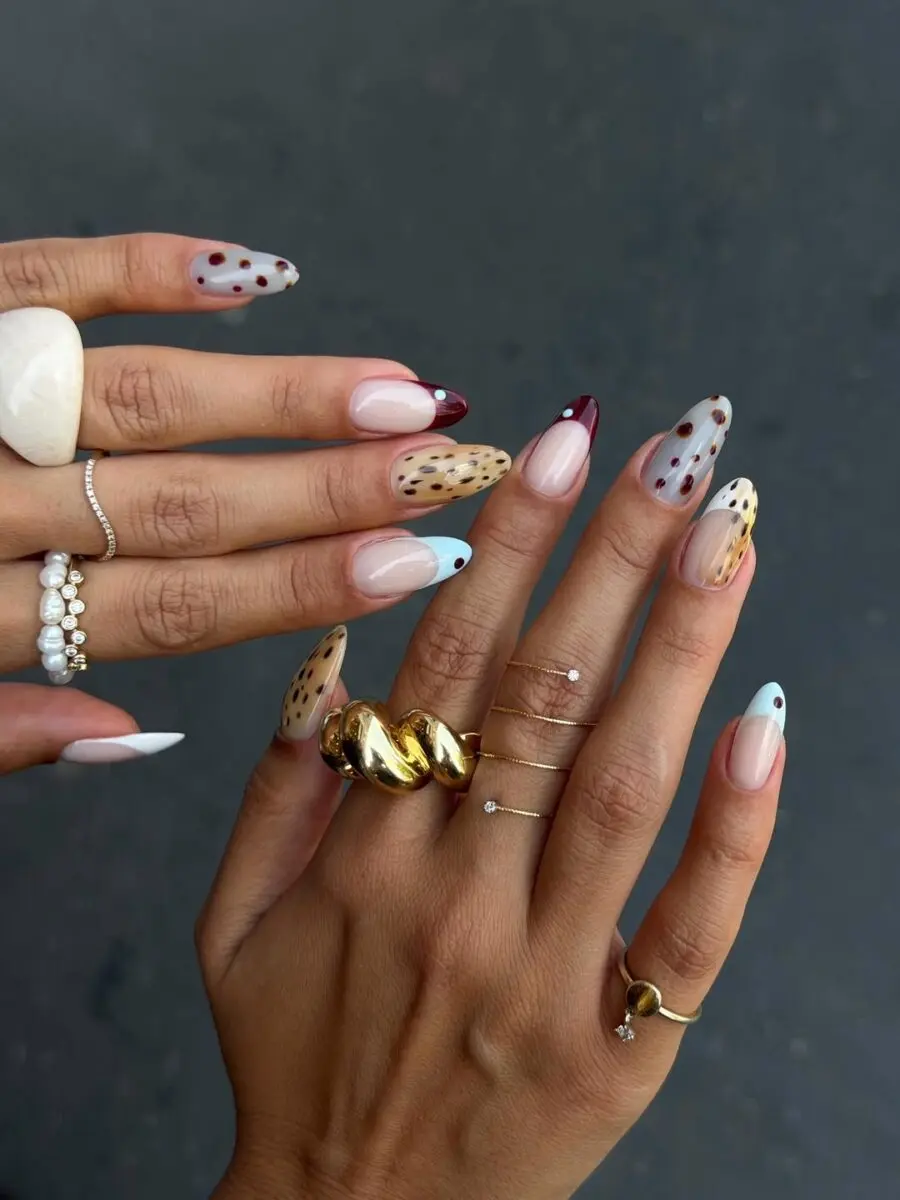 Chic animal print nail art for bold styles