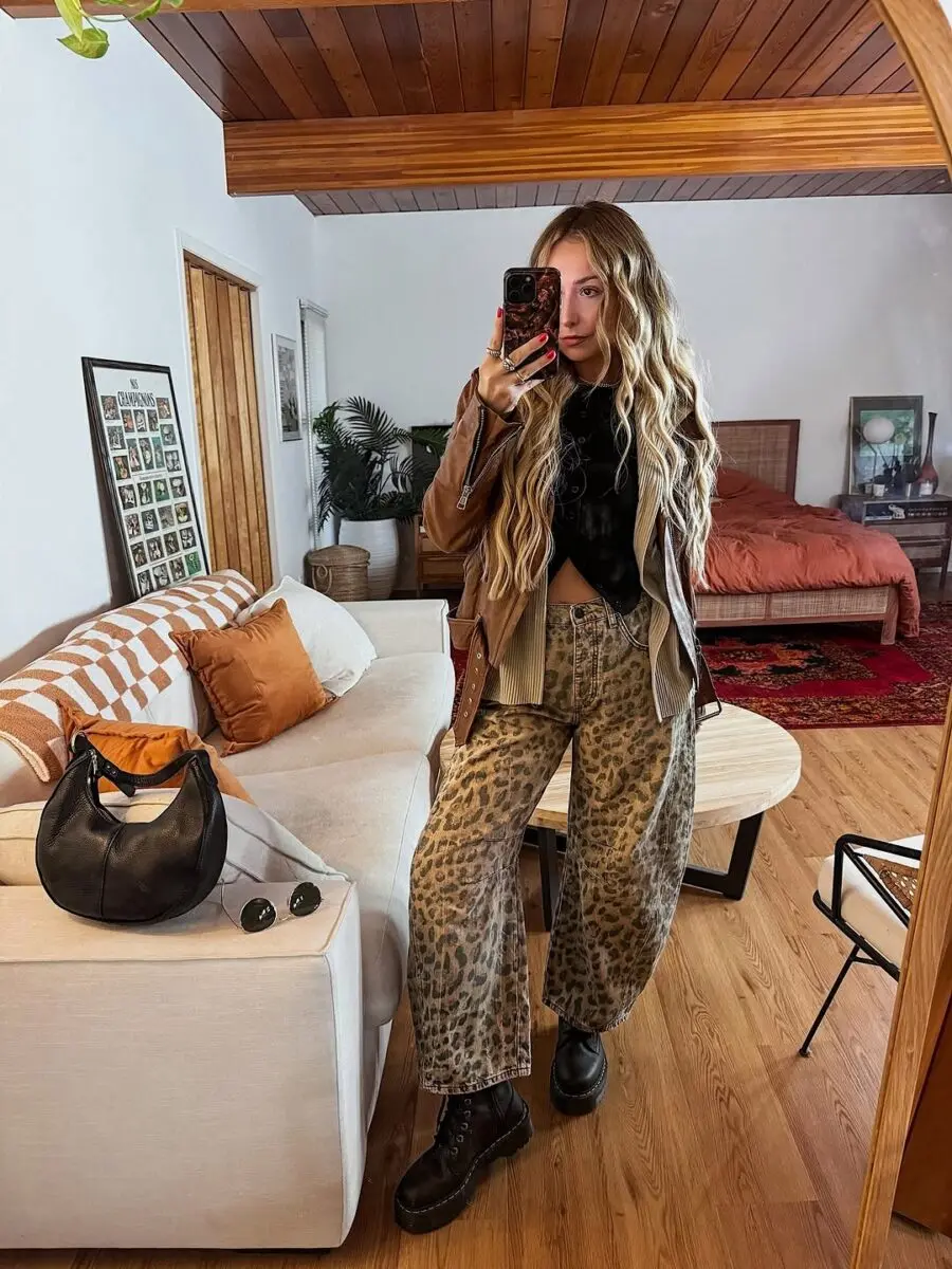 Trendy Leopard Print Outfit for Casual Days