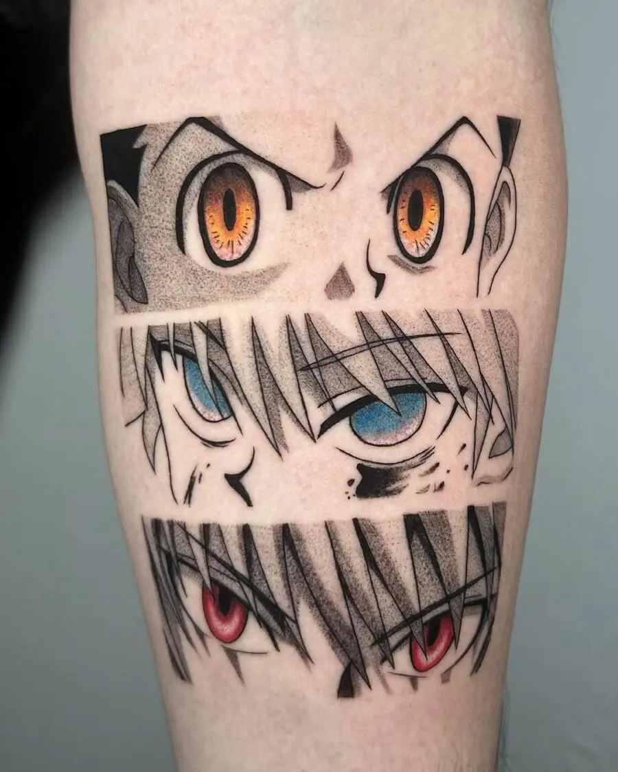 Dynamic Expressions of Anime Eyes in Ink