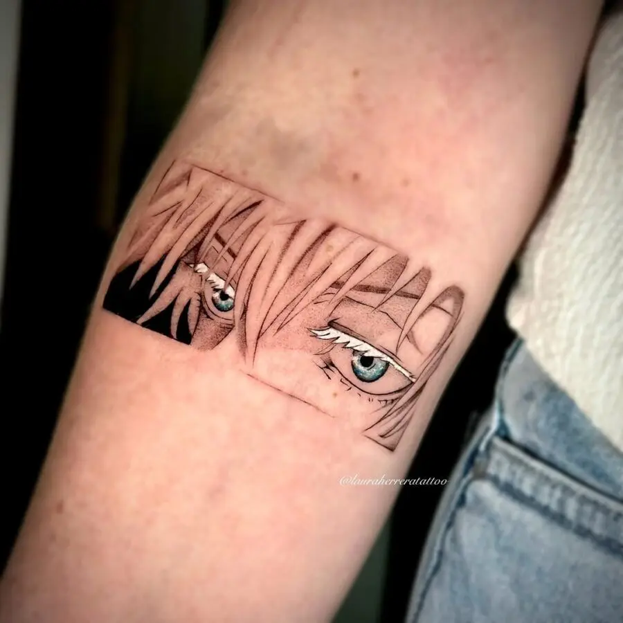 Captivating Anime Eyes Tattoos for Fans