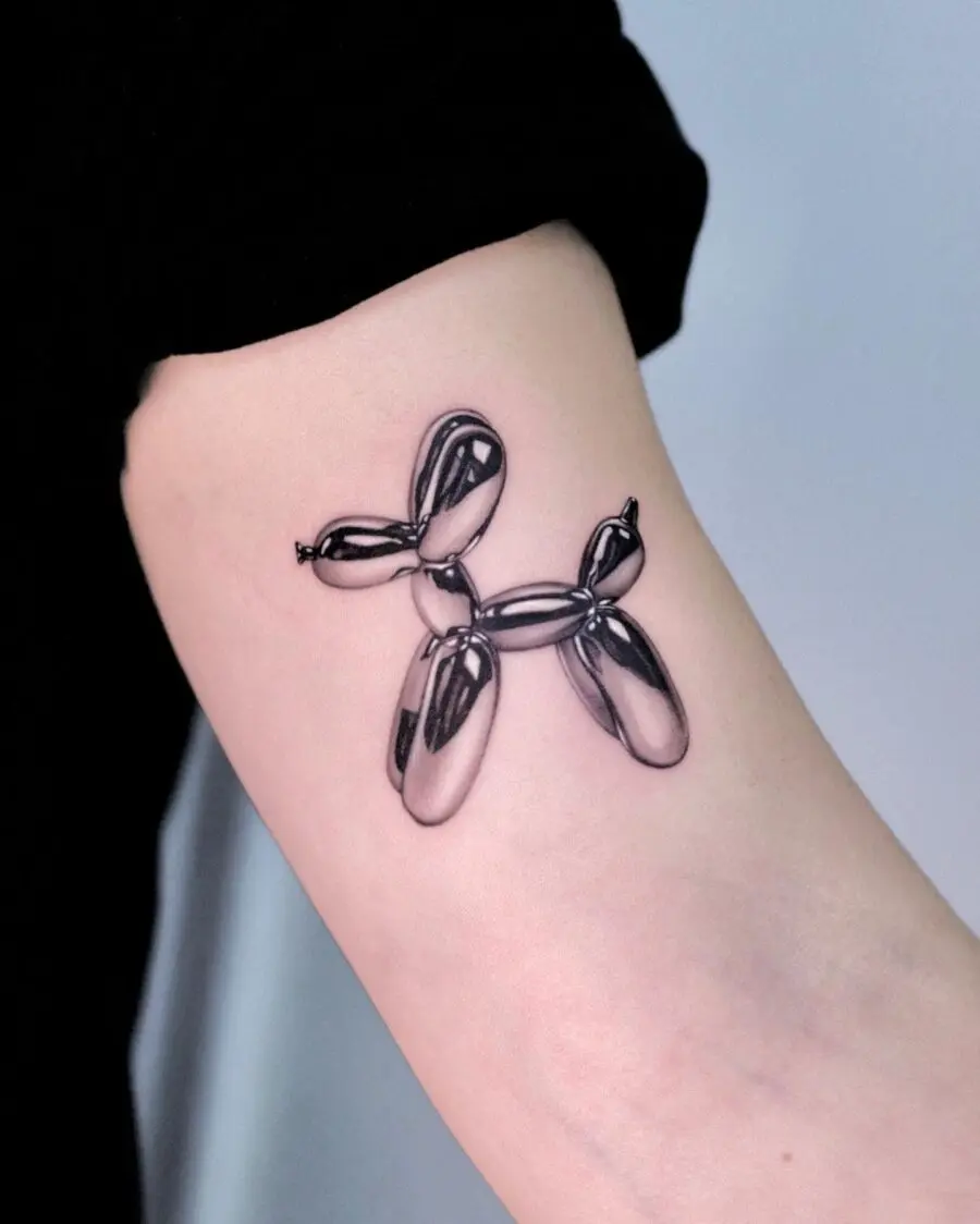 Chic Balloon Dog Tattoo Captivating Designs