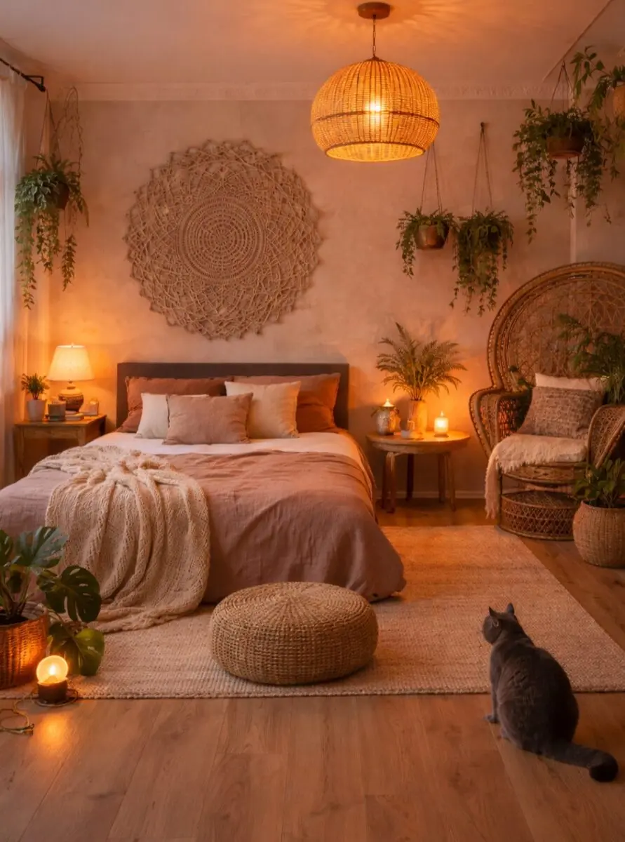 Embrace Cozy Boho Vibes in Your Bedroom