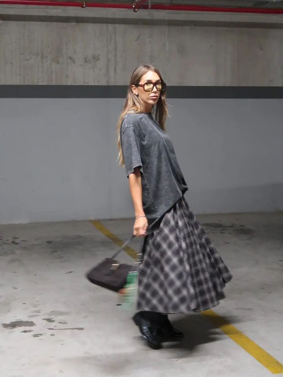 Stylish blend of casual and chic vibes