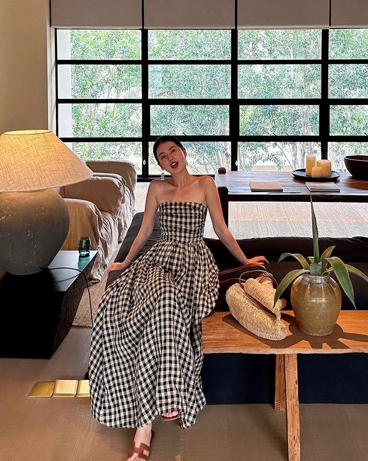 Chic and Comfortable Long Dress for Home Vibes