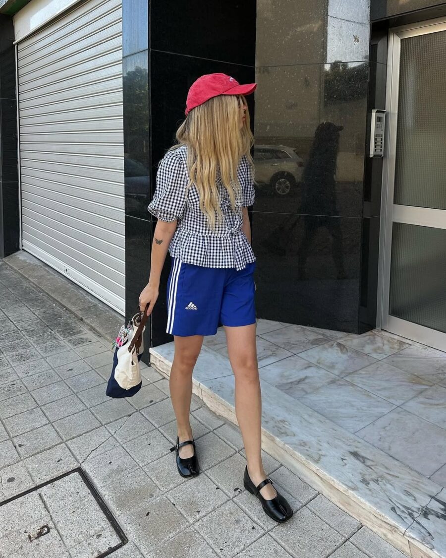 Chic summer look with sporty flair