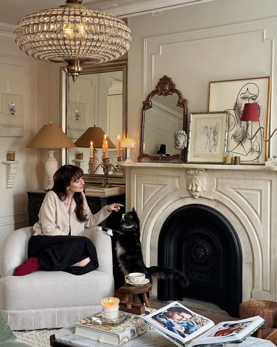 Cozy elegance in a chic living space