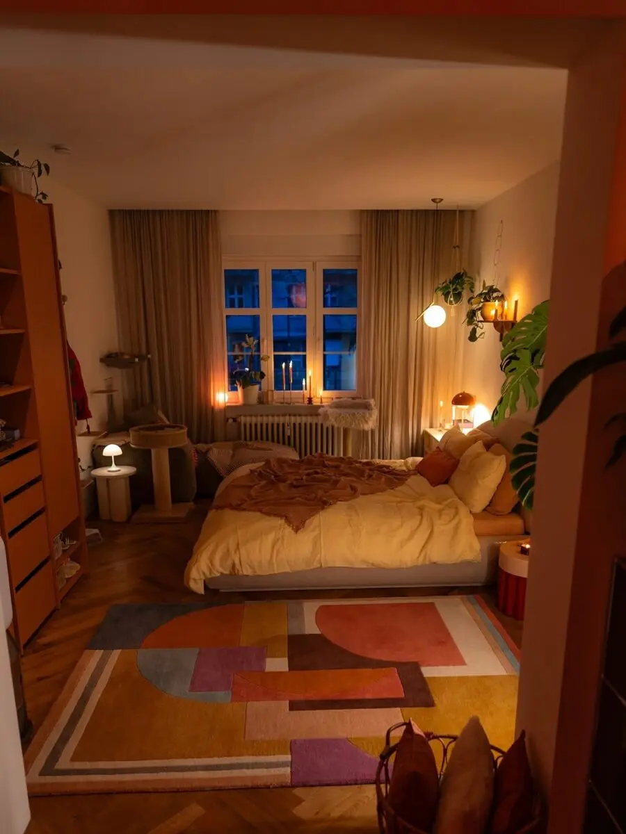 Warm Lighting Elevates Cozy Bedroom Vibes