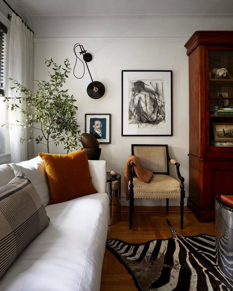 Stylish decor with artistic flair and textures