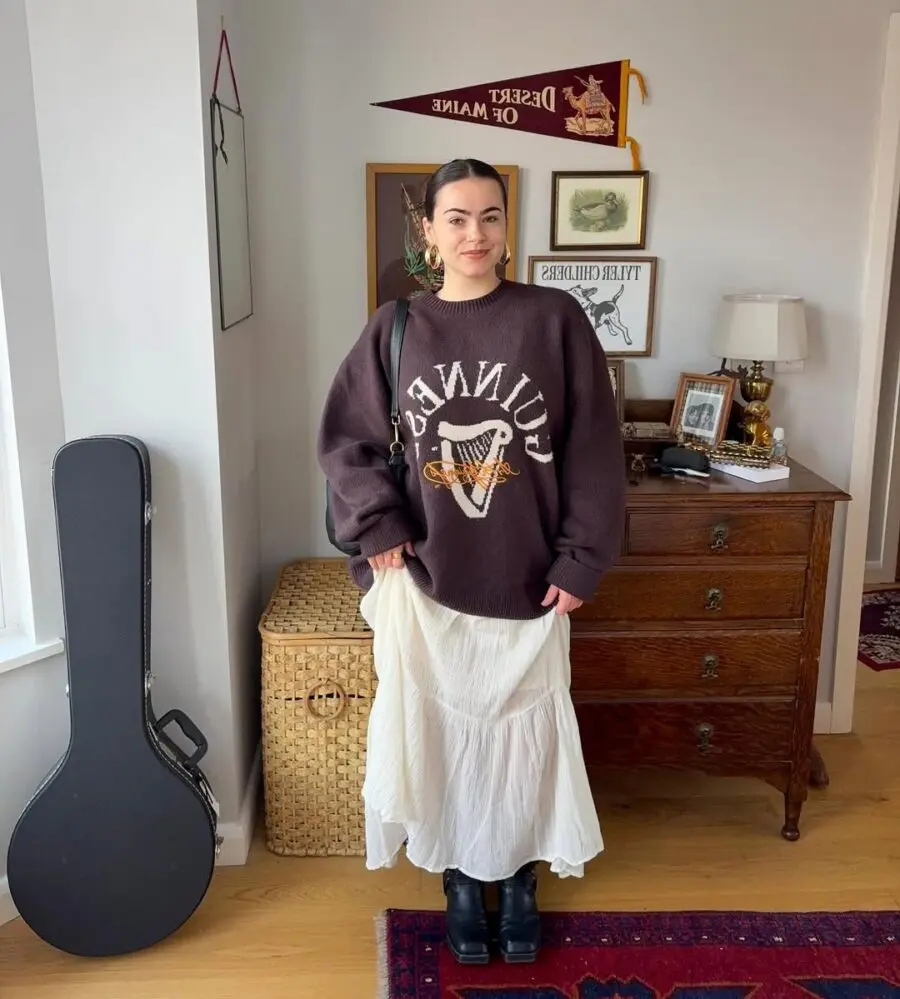 Casual yet chic outfit for comedy shows