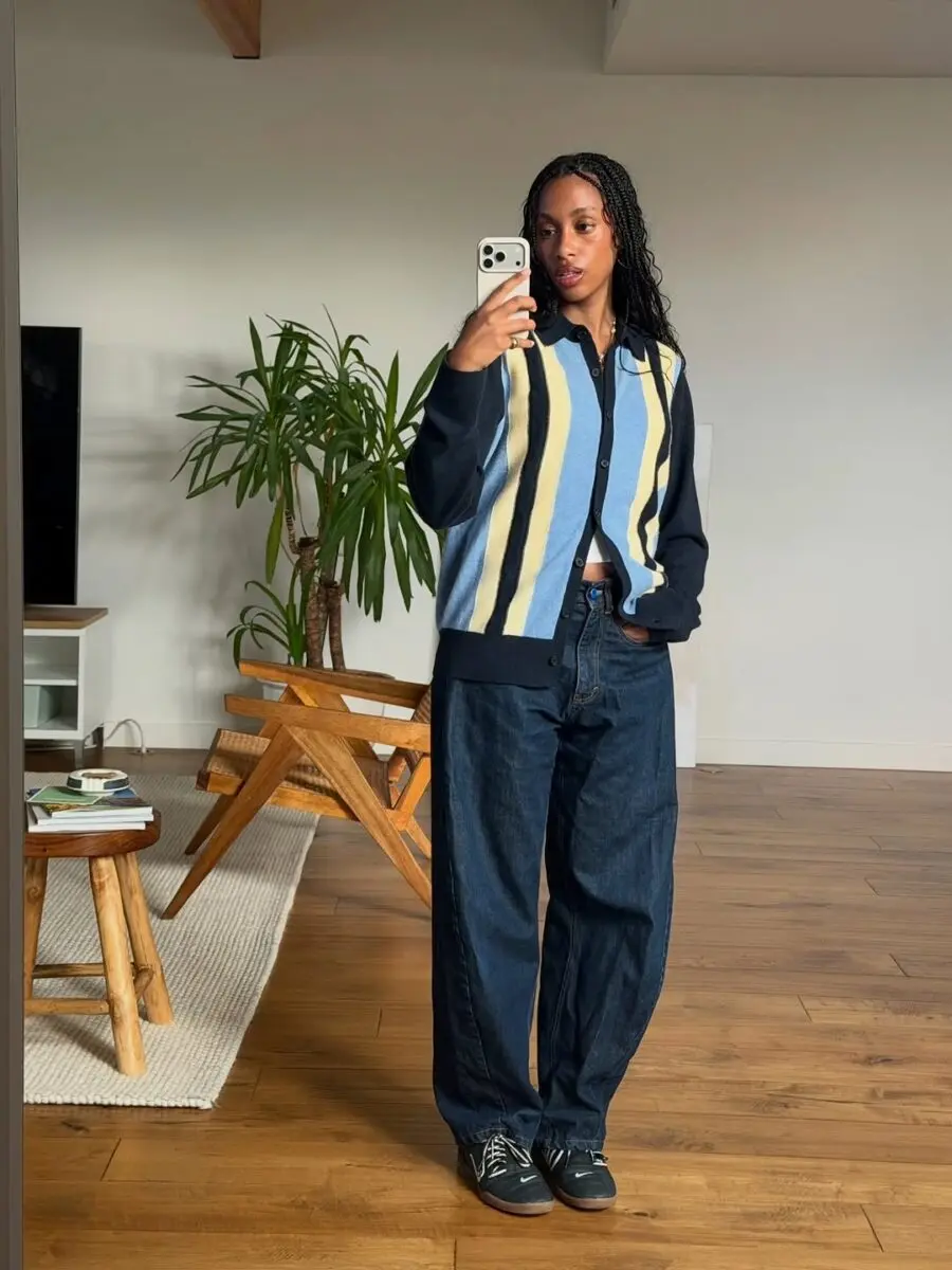 Chic and Casual Comedy Show Outfit Idea