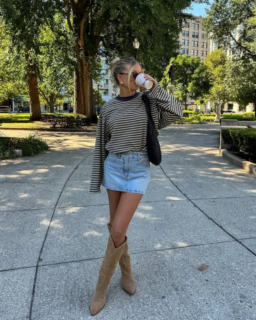 Casual chic for a comedy night out