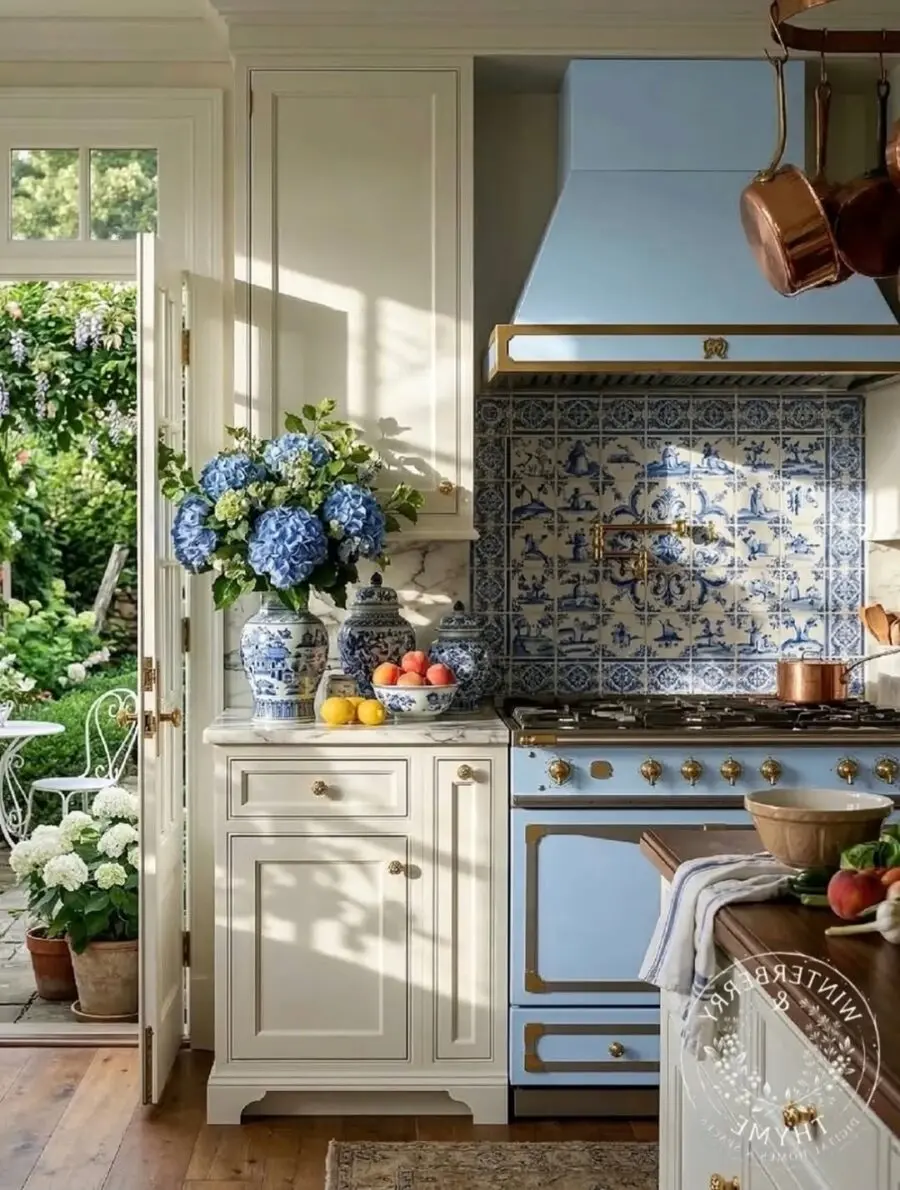 Charming cottage kitchen with vintage vibes
