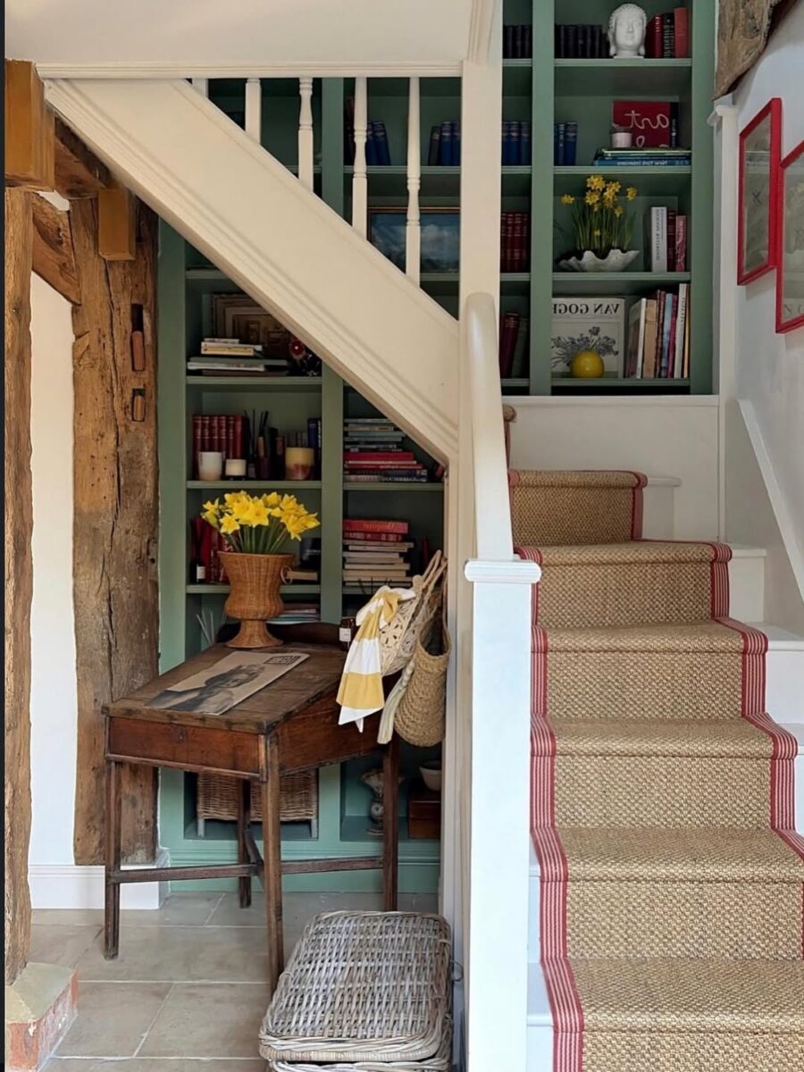 Charming Cottage Staircase and Decor Details