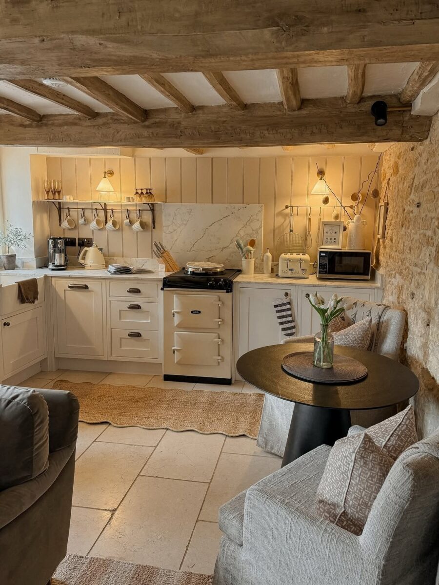 Charming cottage kitchen with rustic touches